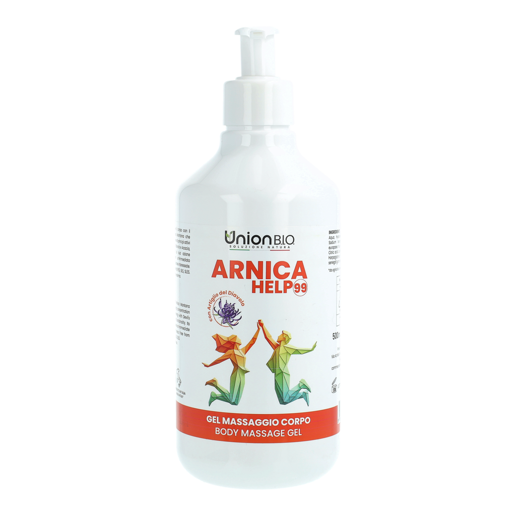 Arnica Help99 Union Bio – Gel Massaggio Corpo Extra Forte al 99% | Formula Urto Naturale per Muscoli e Articolazioni