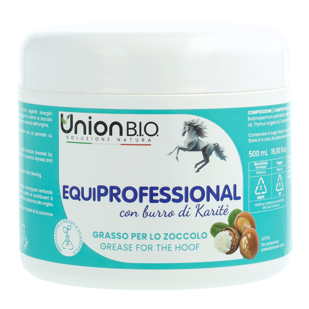 Equiprofessional Grasso Zoccolo Union Bio – Grasso Naturale e Traspirante per Cavalli | Nutriente e Protettivo con Matrice UB®