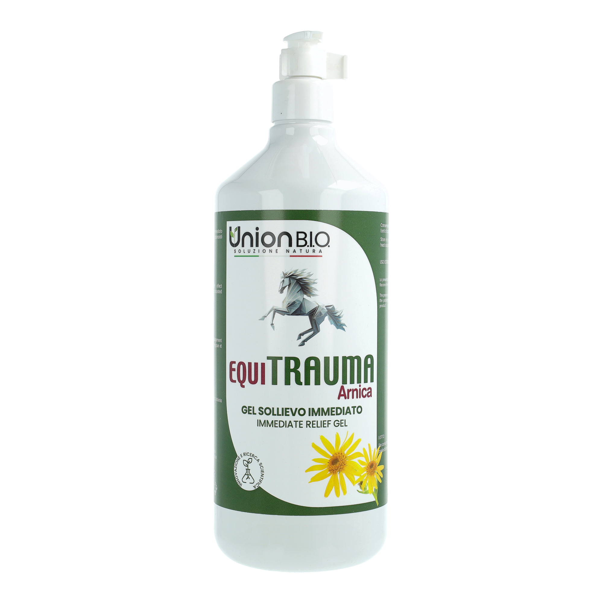 Equitrauma Gel Union Bio – Gel Naturale Urto per Traumi, Contusioni e Gonfiori del Cavallo | Disponibile da 250ml a 4 Litri