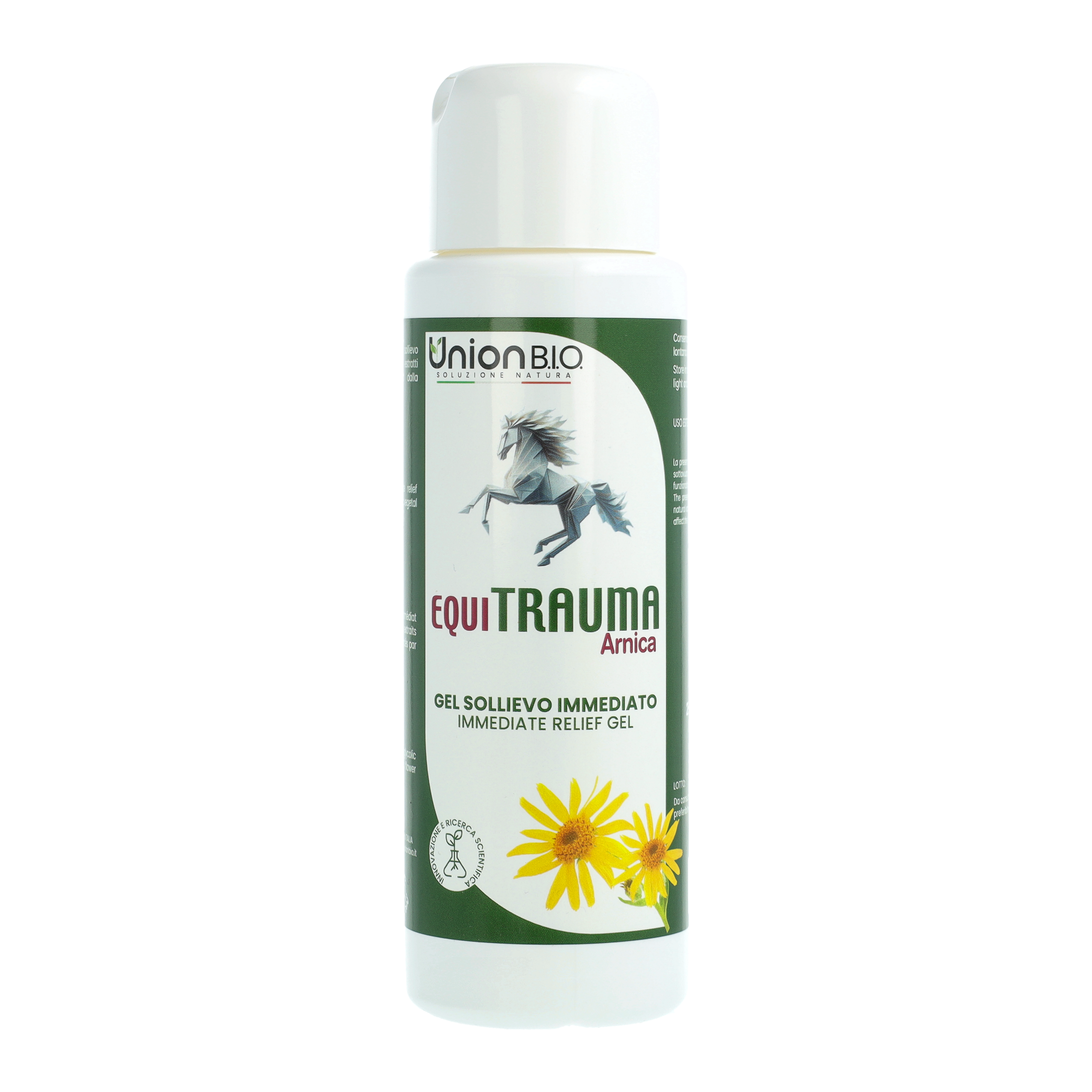 Equitrauma Gel Union Bio – Gel Naturale Urto per Traumi, Contusioni e Gonfiori del Cavallo | Disponibile da 250ml a 4 Litri