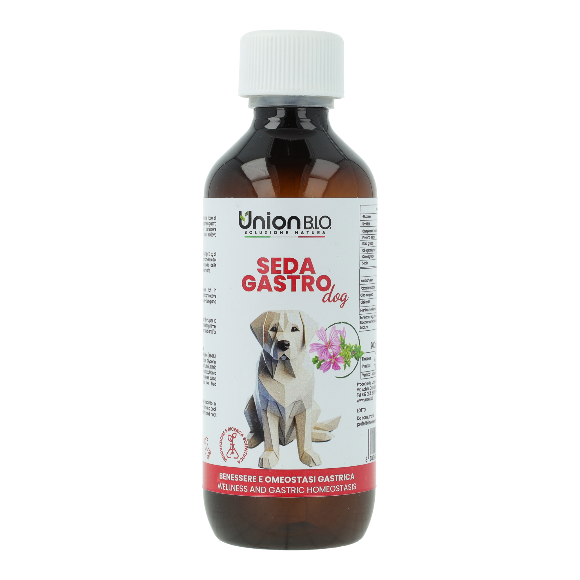 Sedagastro Union Bio – Protezione e Benessere Gastrico per Cani | Soluzione Naturale contro Gastrite, Reflusso e Acidità