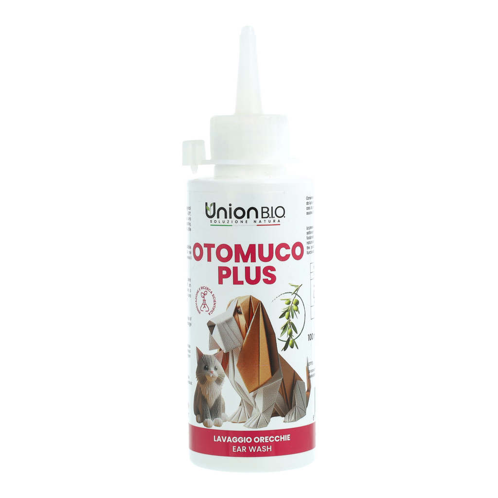 Otomucoplus Union Bio – Soluzione Auricolare Naturale per Cani e Gatti | Pulitore Orecchie Lenitivo e Ceruminolitico