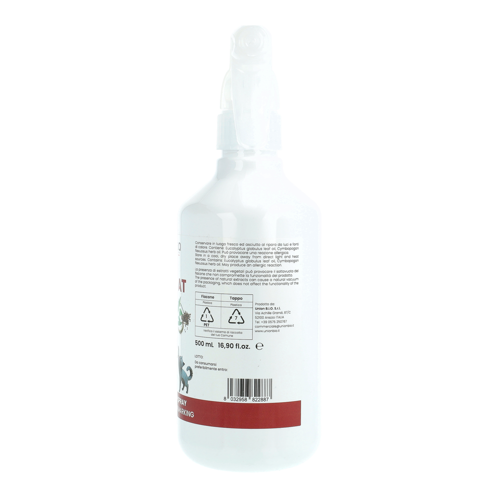 No Dog Cat Union Bio – Disabituante Naturale Educativo per Cani e Gatti | Spray Repellente per Interni ed Esterni
