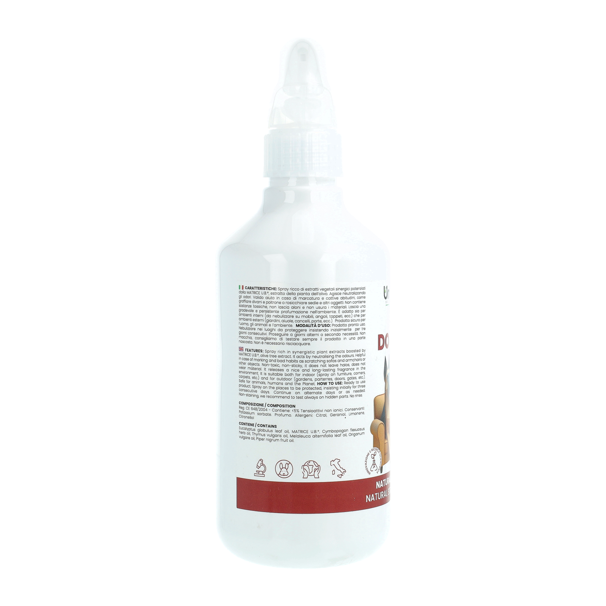 No Dog Cat Union Bio – Disabituante Naturale Educativo per Cani e Gatti | Spray Repellente per Interni ed Esterni