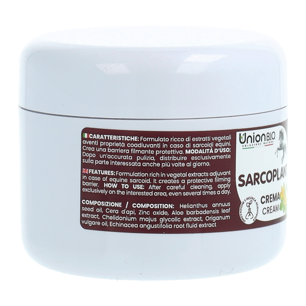 Sarcoplant Crema Union Bio – Trattamento Naturale Rigenerante e Normalizzante Cutaneo per Cavalli e Piccoli Animali