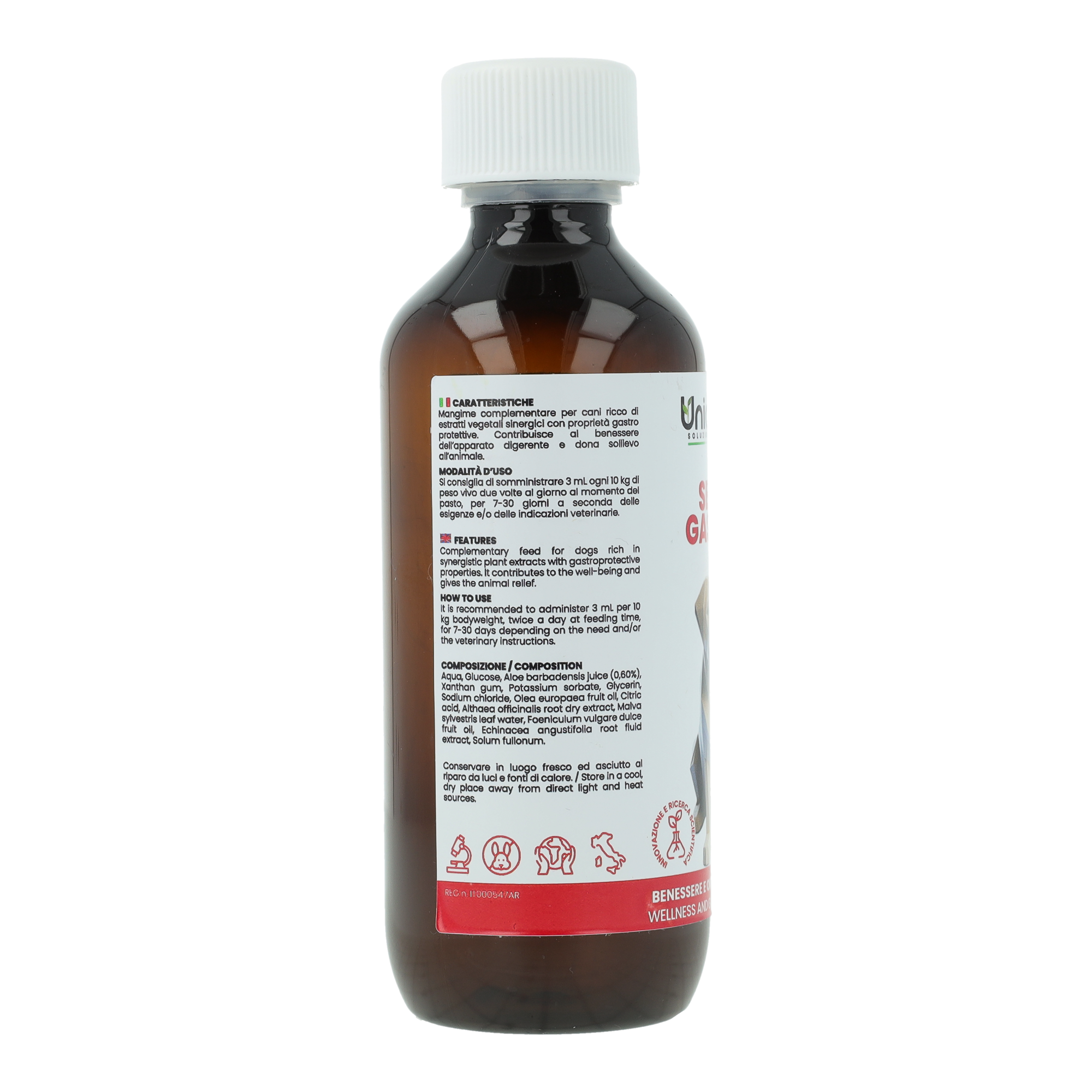 Sedagastro Union Bio – Protezione e Benessere Gastrico per Cani | Soluzione Naturale contro Gastrite, Reflusso e Acidità