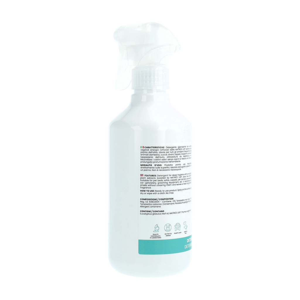 Sterylind Union Bio – Igienizzante Deodorante Naturale per Ambienti e Superfici | Spray Elimina Odori per Cucce, Lettiere e Trasportini
