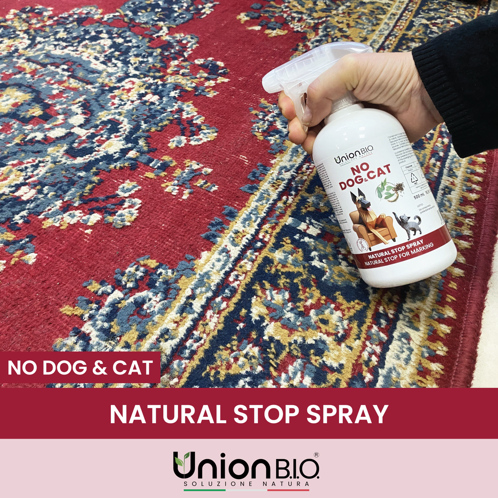 No Dog Cat Union Bio – Disabituante Naturale Educativo per Cani e Gatti | Spray Repellente per Interni ed Esterni
