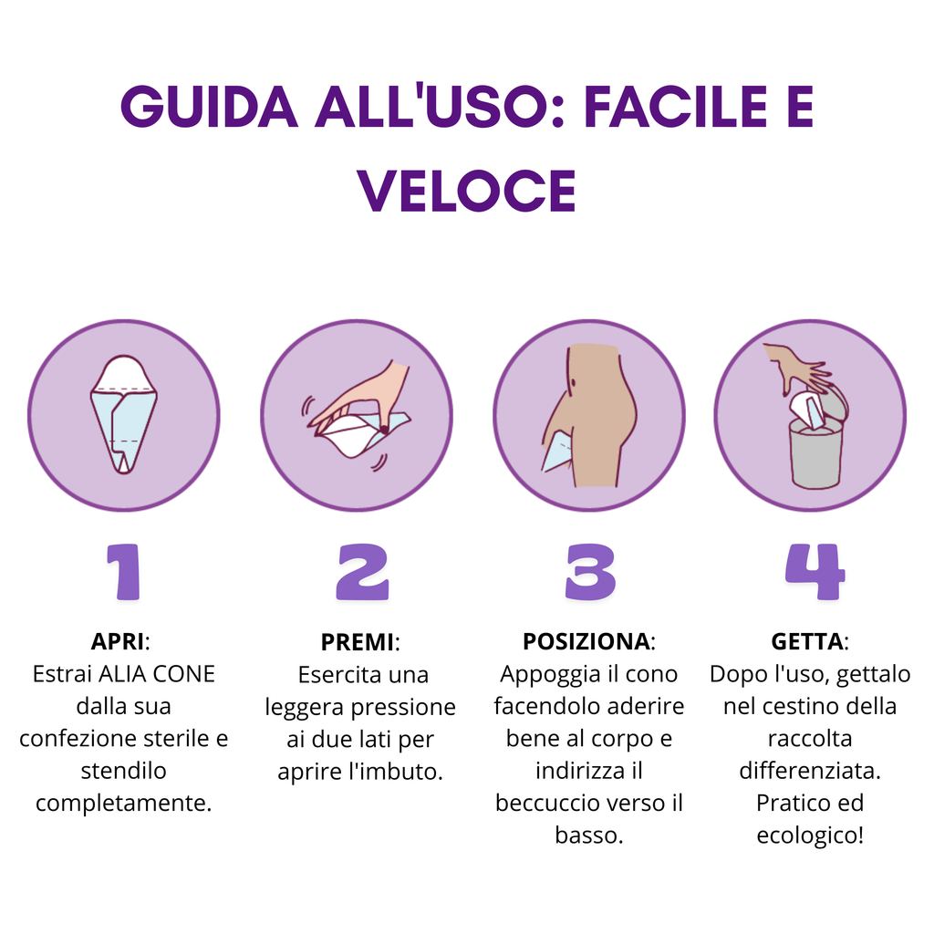 ALIA CONE: La tua libertà di igiene, ovunque ti trovi.